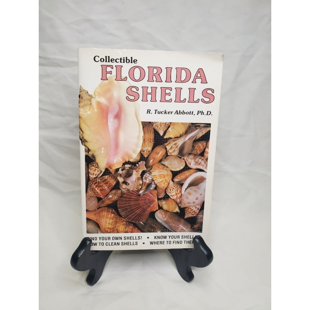 Vintage 1984 Florida Shells Book R. Tucker Abbott PhD Collectible Softcover